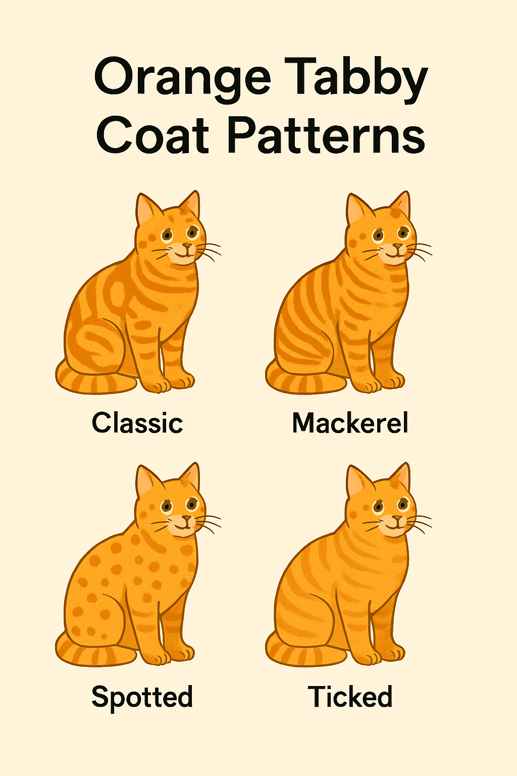 Orange Tabby Coat Patterns