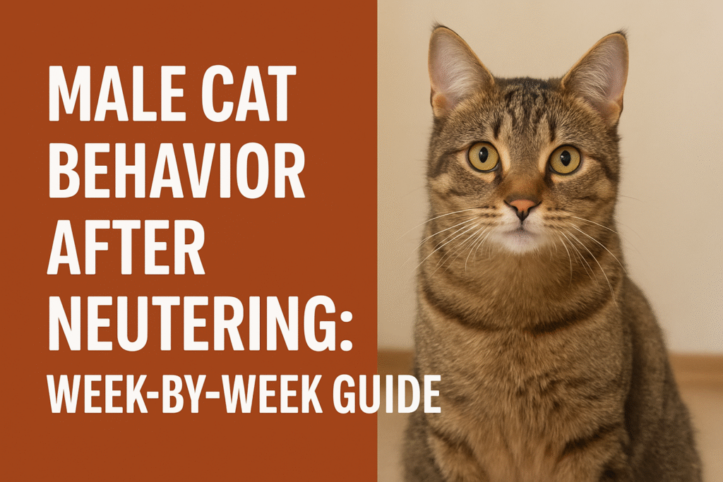 male cat behavior after neutering
