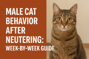 male cat behavior after neutering