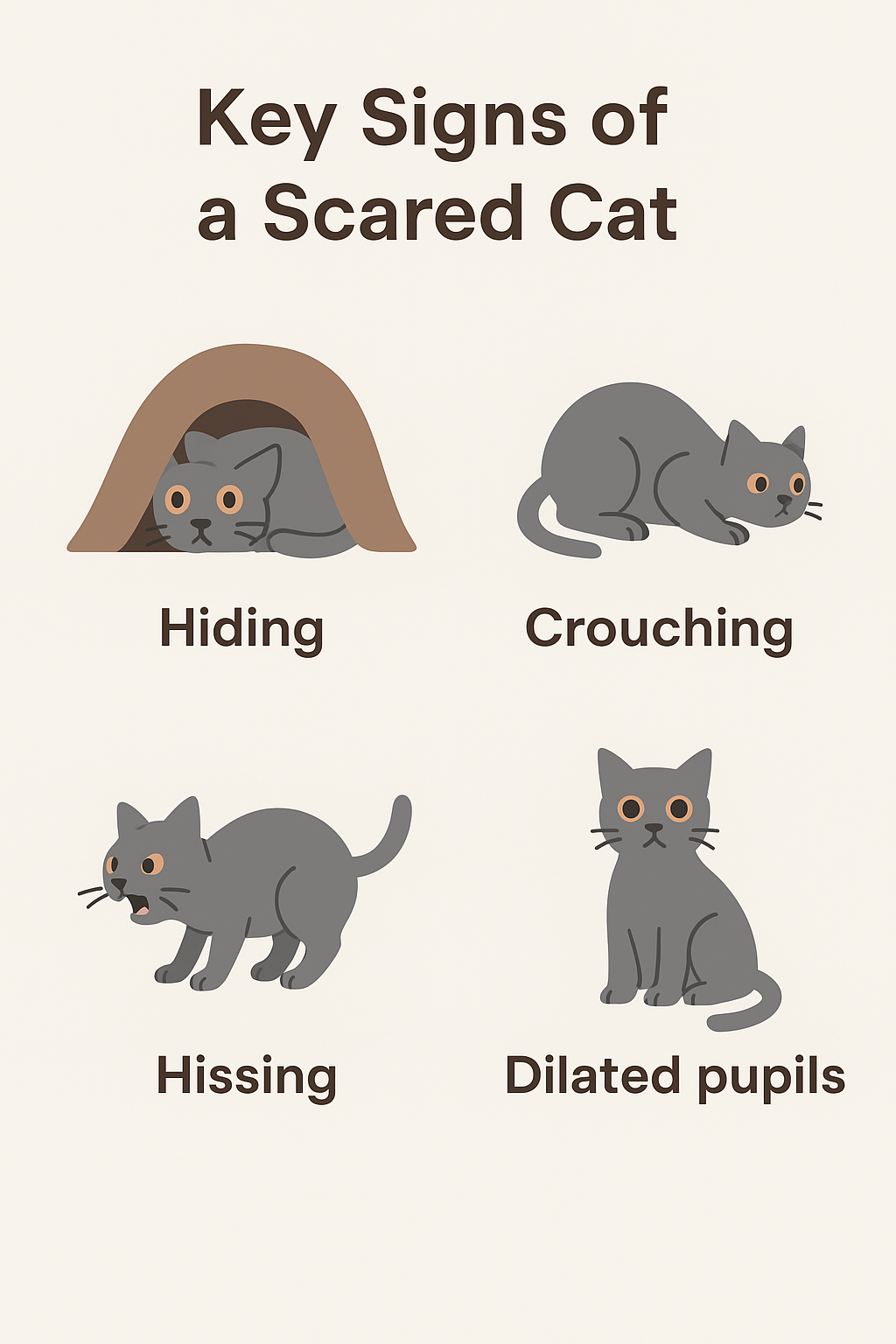 Scared Cat Body Language
