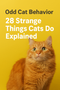 Odd Cat Behavior: 28 Strange Things Cats Do Explained