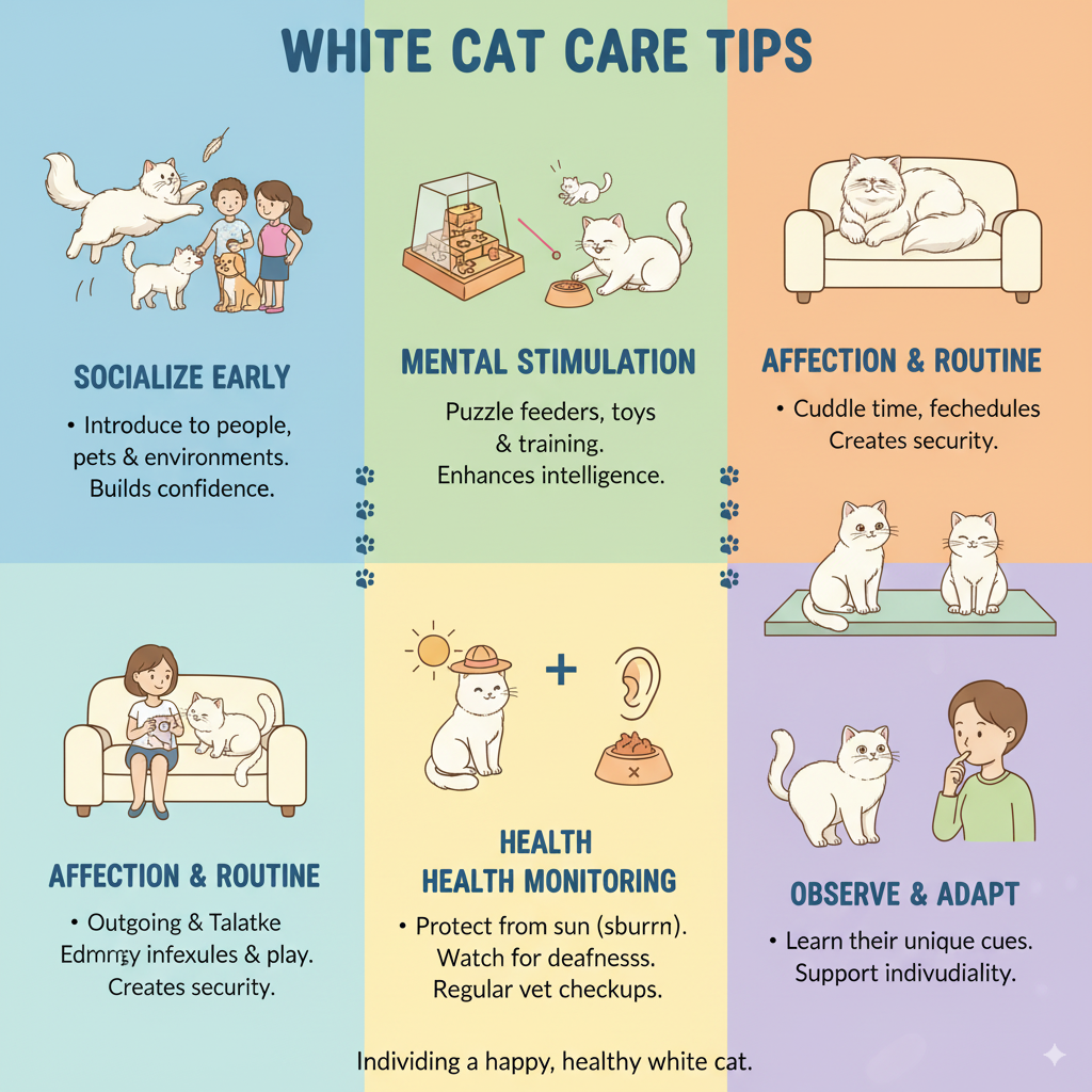 Tips for Caring for Your White Cat