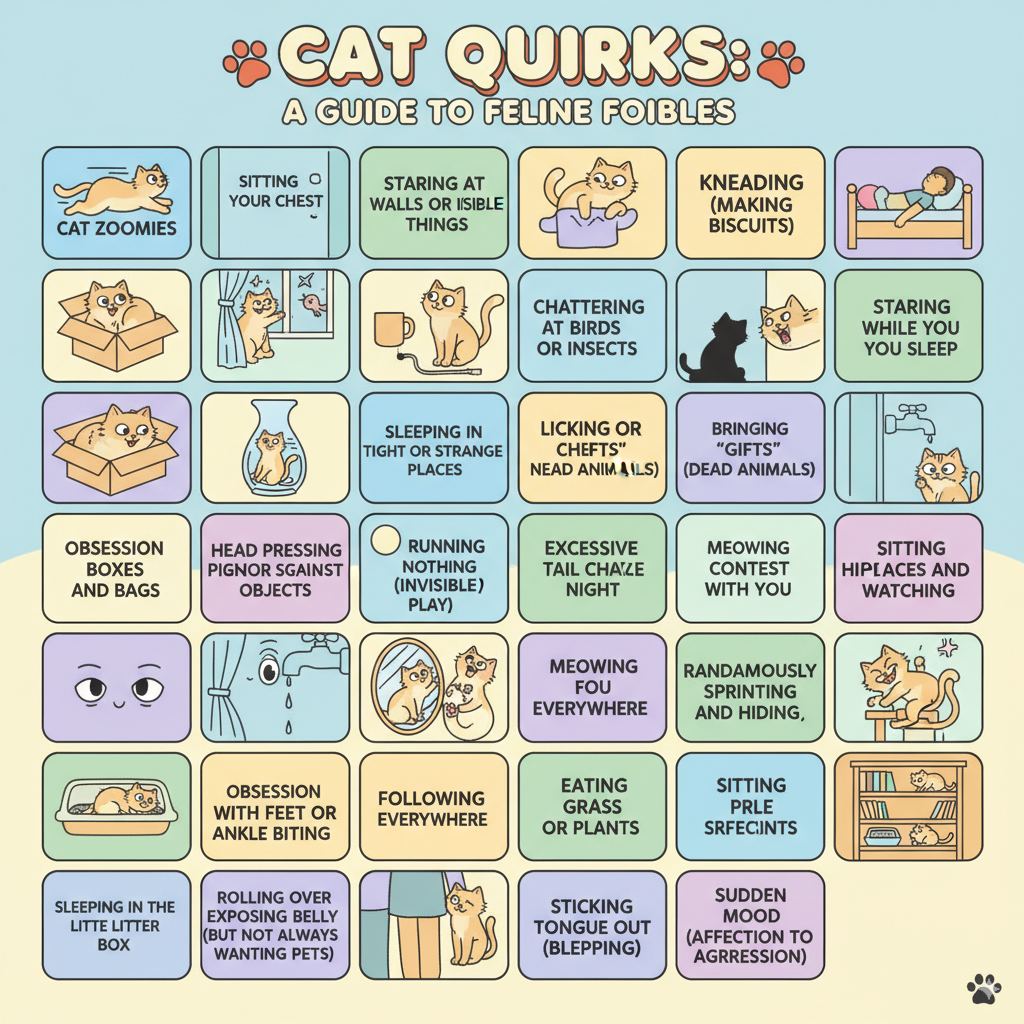 28 Odd Cat Behaviors and What They Mean - Catopedea