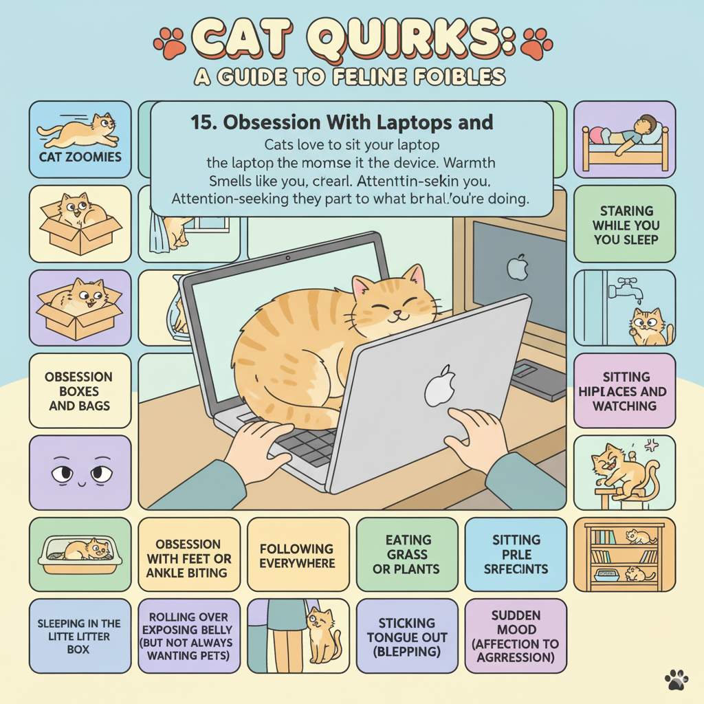 Cat Obsession With Laptops