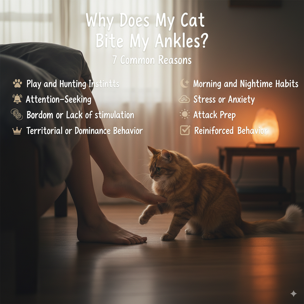 Why Does My Cat Bite My Ankles? 7 Common Reasons