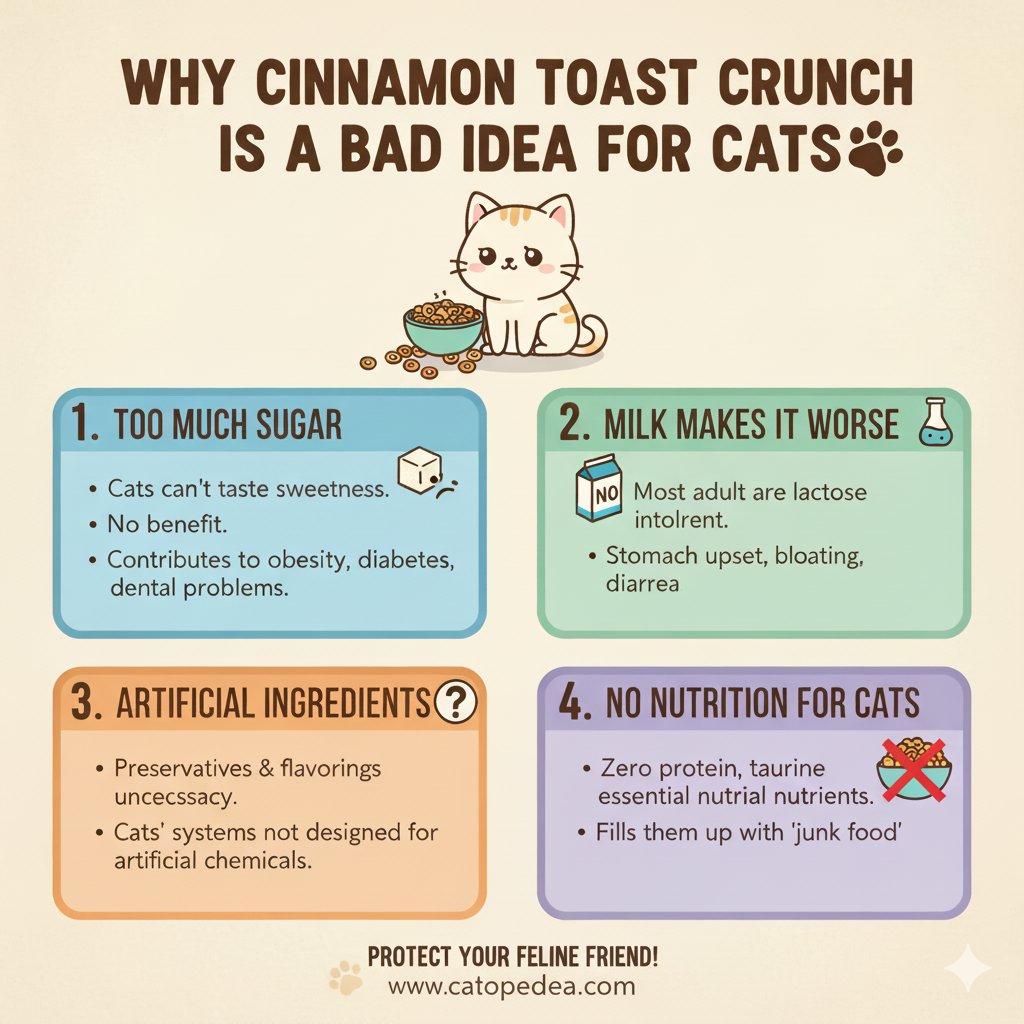 Cinnamon Toast Crunch harmful for cats