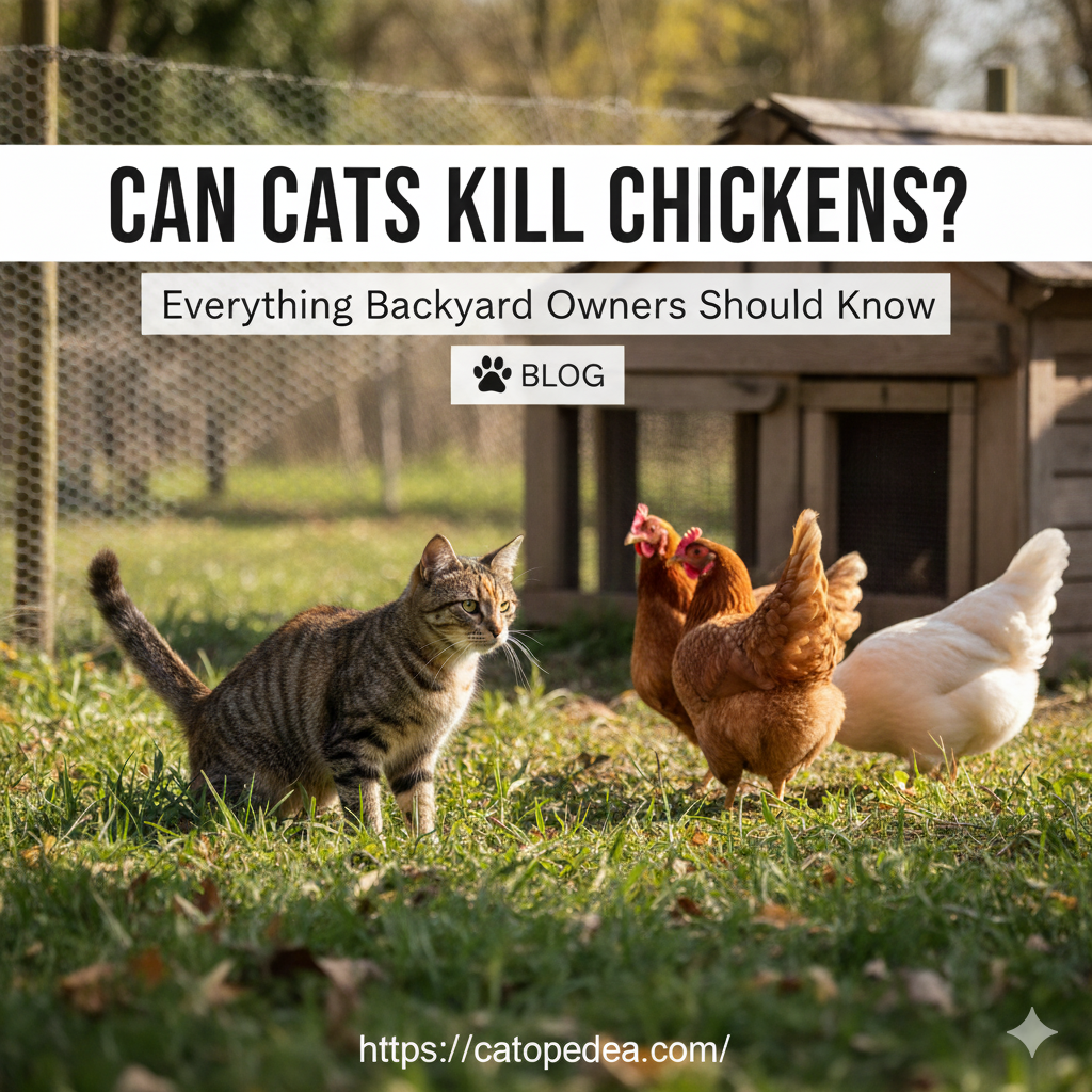 Can Cats Kill Chickens