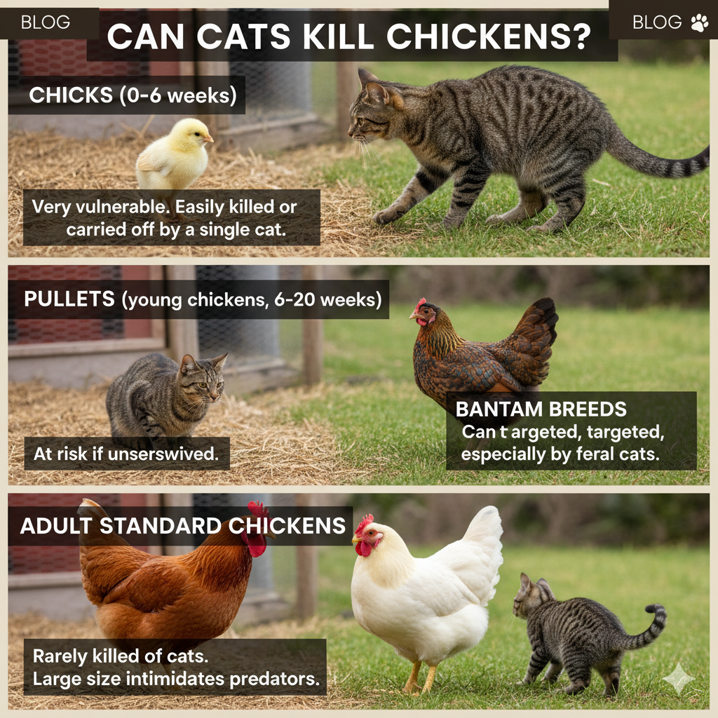 Can Cats Kill Chickens?