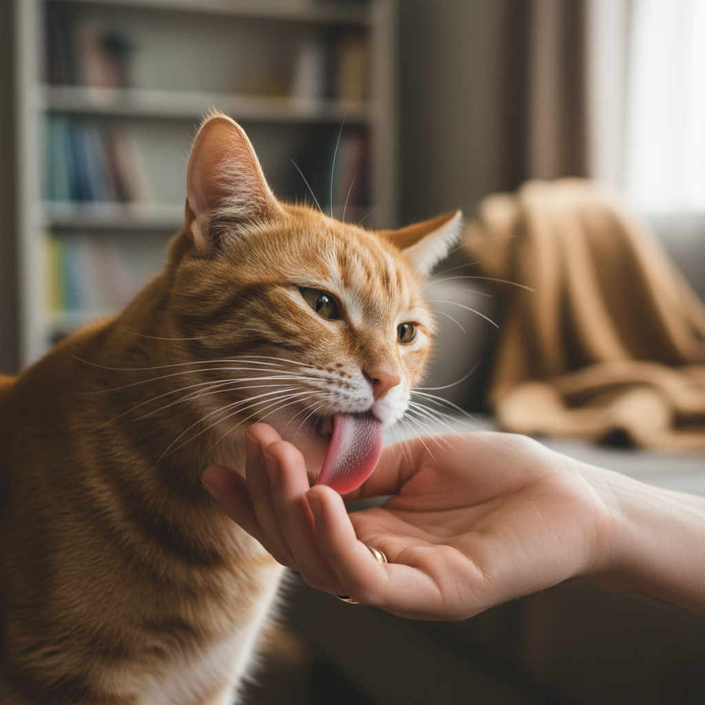 Licking Can Be a Form of Communication